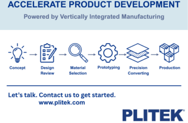 PLITEK®'s vertically integrated precision converting manufacturing along with expert engineering and manufacturing teams help customers enhance the product environment. Our vertically integrated solution approach is rooted in the expertise of a multidisciplinary team. They ensure that every aspect of the design is optimized for manufacturability and functionality development process. We combine expert design assistance, material selection guidance, and rapid prototyping within a vertically integrated manufacturing Die cutting, rotary die cutting, Precision converting, clean room die cutting, adhesive lamination, release liners, medical tape, adhesive die cutting, adhesive tape, double sided tape, medical film, contract converting