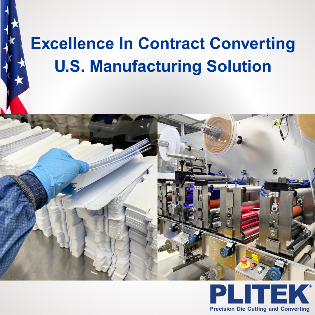 What is Contract Converting, US Manufacturing, Die cutting, die cut components, Made in the USA, rotary die cutting, precision converting, clean room die cutting, adhesive lamination, release liners, medical tape, adhesive die cutting, adhesive tape, double sided tape, medical film, thermal tape, film extrusion, plastic film extrusion, extrusion of film, cast film extrusion, clean room film extrusion , contract converting, PLI-VALV® One-Way Degassing Valve Manufacturing coffee packaging valves, coffee valves, degassing valves