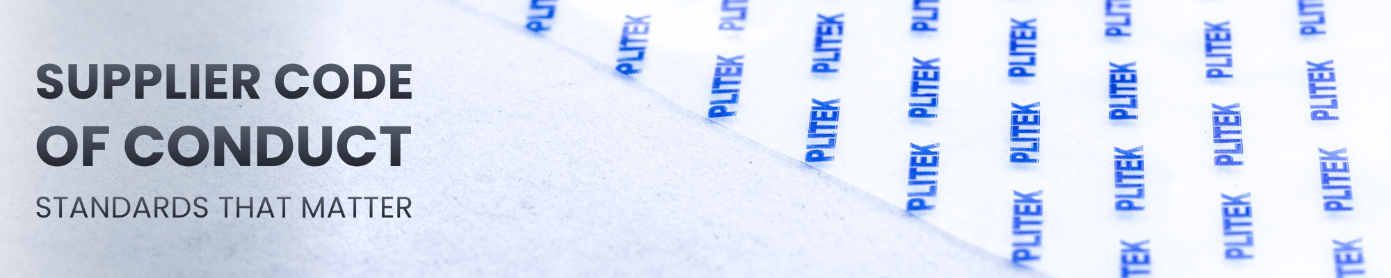 Supplier code of conduct