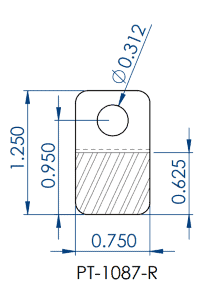 Round Hanging Tab