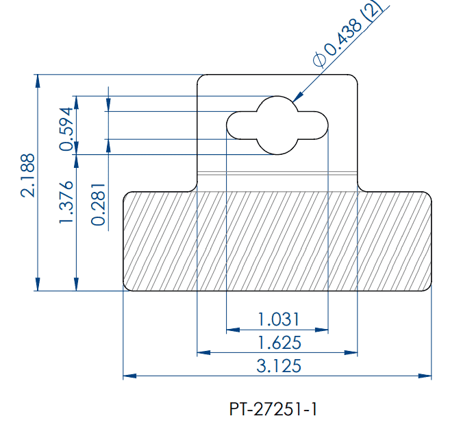 Delta Plastic Hang Tab