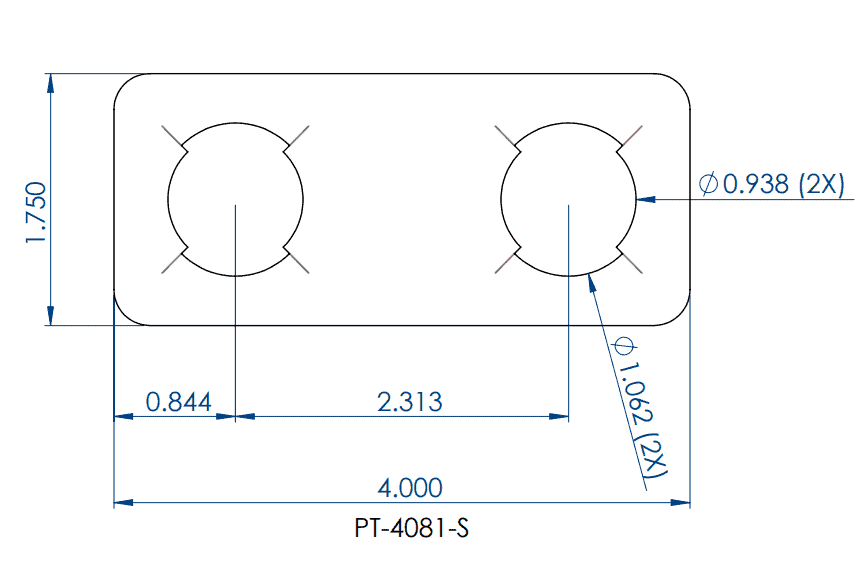 Two Hole Adhesive Hang Tabs