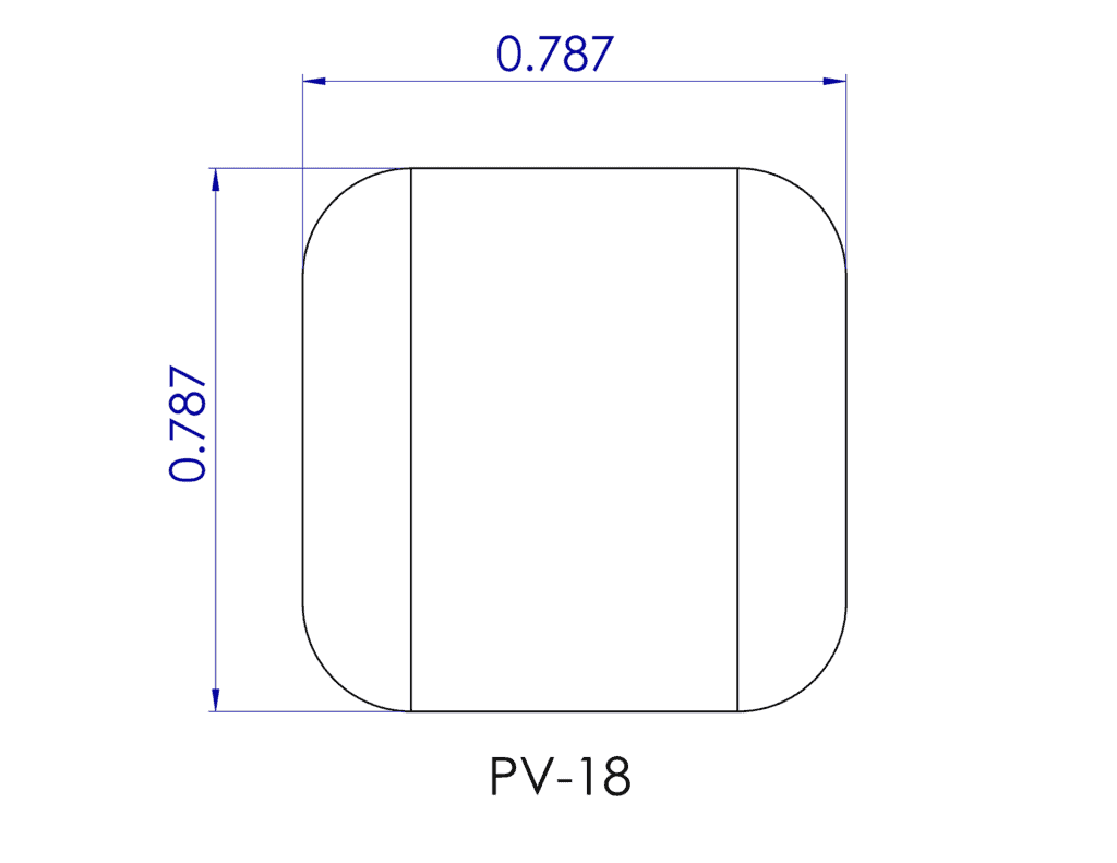 PLI-VALV® metallized degassing valve / coffee valve for coffee packaging including can packaging.