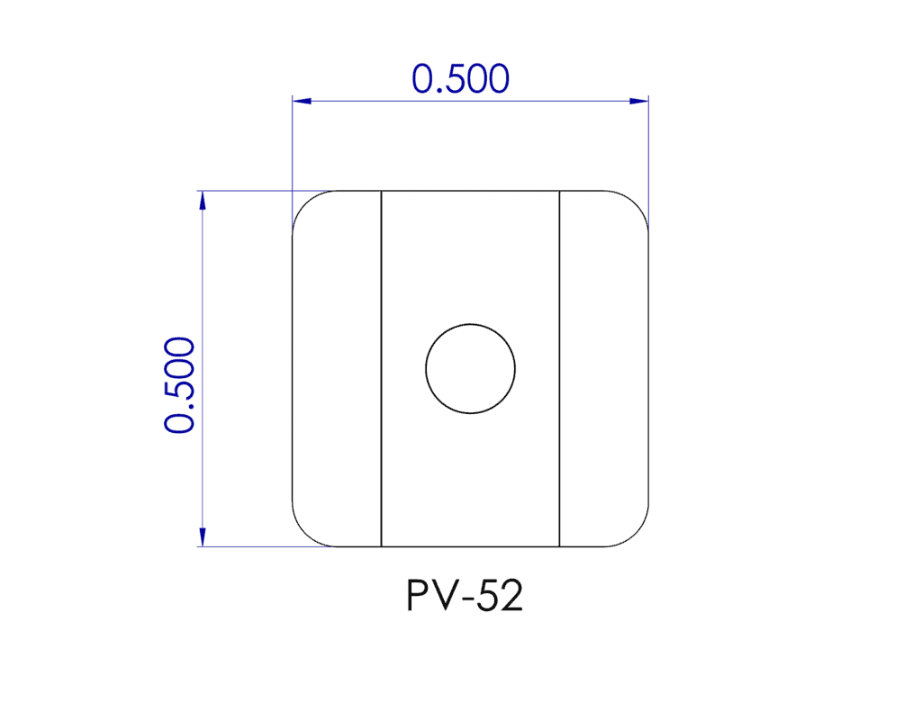 PLI-VALV® Clear mini degassing valve / coffee valve designed for application to small packaging fractional bags.